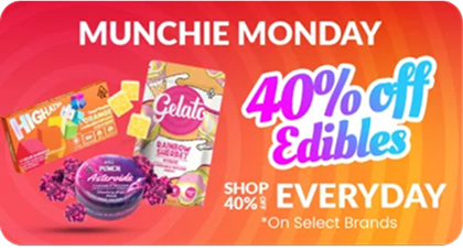 Munch Monday_40% Weed Edibles discount on Monday