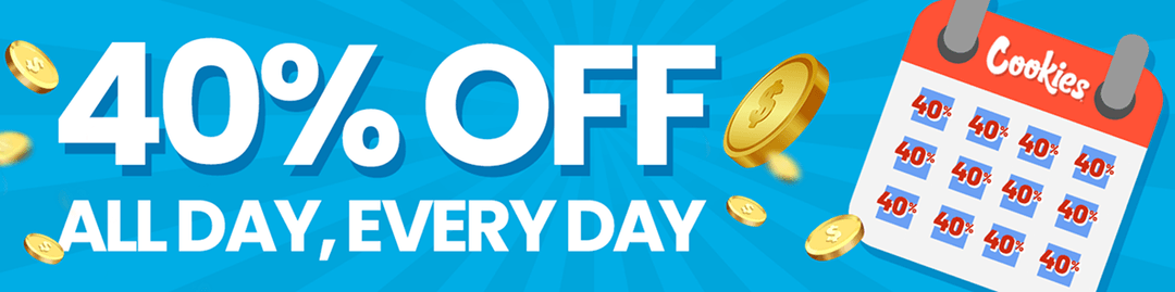 Weed Product Daily Promotion_40percent_Horizontal