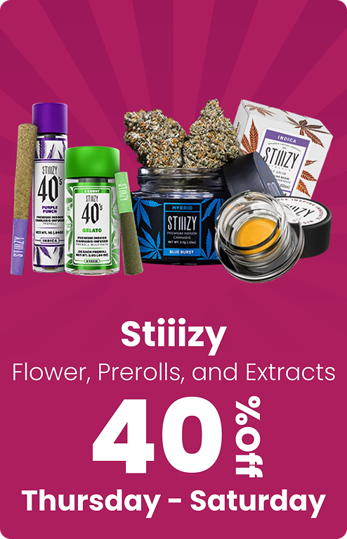 Stiiizy Weed Brand_40% Off_The Sweet Spot