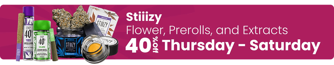 Stiiizy Flower_Prerolls and Extracts_Weed Offer_The Sweet Spot
